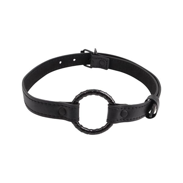 Black Metal O-Ring Gag zdjęcie 2
