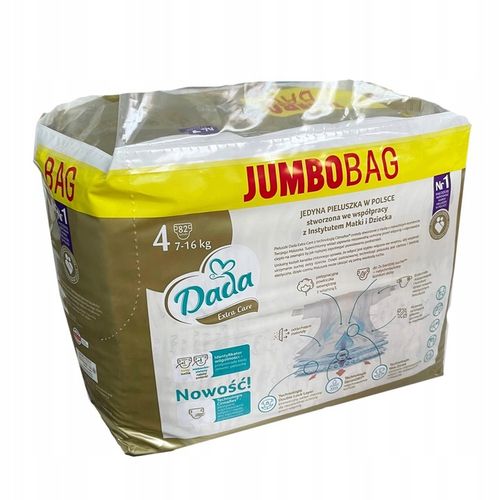PIELUSZKI DADA EXTRA CARE ROZMIAR 4 82 SZT. PIELUCHY na Arena.pl