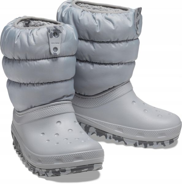 Dziecięce Buty Zimowe Śniegowce Crocs Classic Neo Puff 207684 Boot 29-30 zdjęcie 2