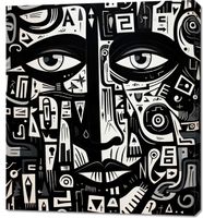 Obraz 90x100cm Labirynt Myśli