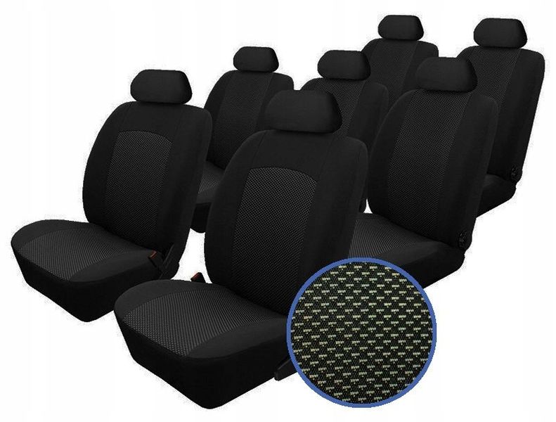 Pokrowce na miarę Seat Alhambra 1995-2010 7 os zdjęcie 1