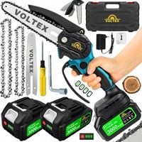 Piła Łańcuchowa Akumulatorowa BEZSZCZOTKOWA Elektryczna Do Gałęzi 2AKU