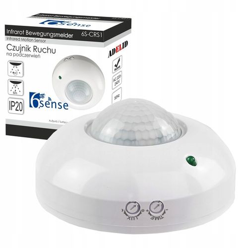 CZUJNIK RUCHU NATYNKOWY DO LED SUFITOWY PIR 360° na Arena.pl