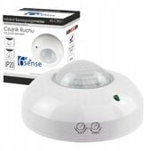 CZUJNIK RUCHU NATYNKOWY DO LED SUFITOWY PIR 360°