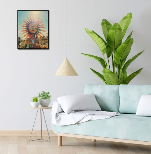 Plakat 40x50cm Słoneczna Medytacja na Arena.pl