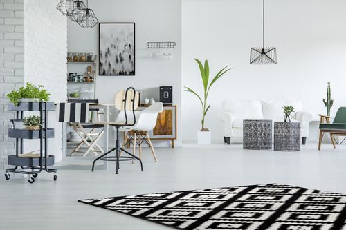 Dywan Carpetforyou Rosette B&W 80x150 na Arena.pl