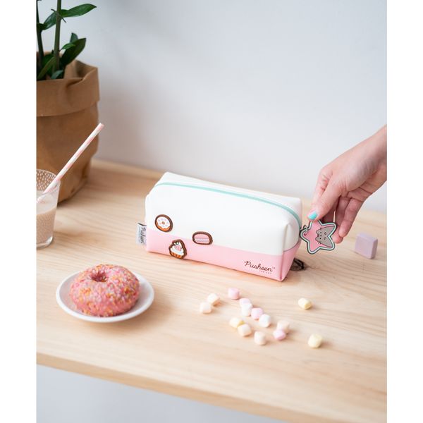 Pusheen Rose - Kosmetyczka z eko skórki 20x9x8,5 zdjęcie 4