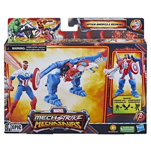 Hasbro Mech Strike Mechasaurus Capitan America 2pak figurki na Arena.pl