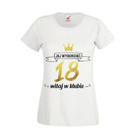 Koszulka T-SHIRT URODZINY prezent JEJ WYSOKOŚĆ 18