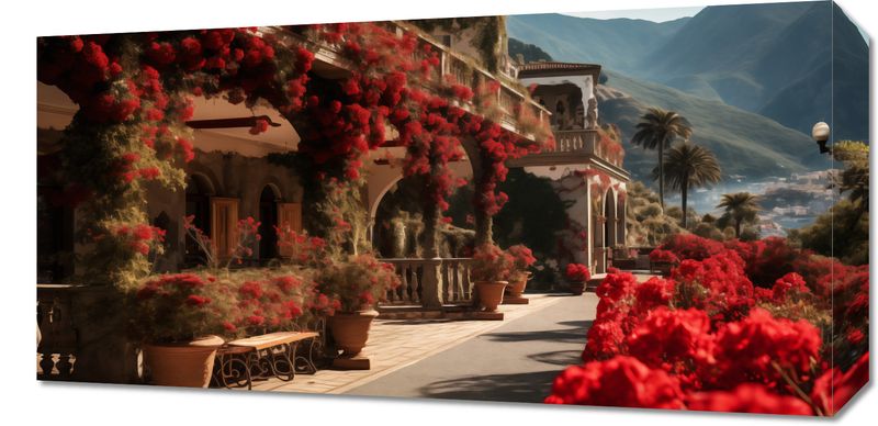 Obraz 60x30cm Czerwona Idylla zdjęcie 1
