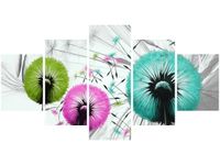 80CM 150CM OBRAZ 5 ELEM KOLOROWE DMUCHAWCE ŚCIENNY