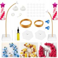 Zestaw Do Girlandy Balonowej ZŁOTE KOŁO NA BALONY STOJAK BALONOWY