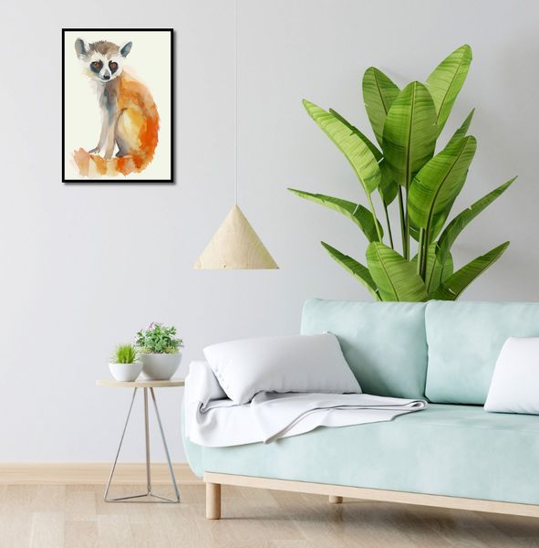 Plakat 40x55cm Lemurek zdjęcie 4