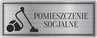 Tabliczka Grawerowana POMIESZCZENIE SOCJALNE