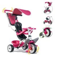 SMOBY 741101 Rowerek Baby Balade Różowy