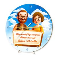 Prezent na dzień Babci i Dziadka ZEGAR