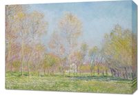 Obraz 70x50cm Spring in Giverny, Monet Vintage do Salonu