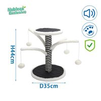 Nobleza Exclusive drapak-legowisko z piłeczkami do zabawy dla kota