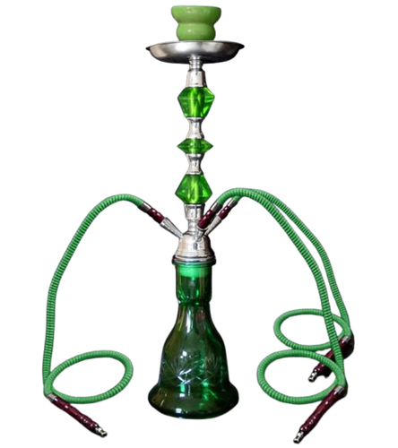 Zielona Shisha Szisza Fajka Wodna Hookah 3 Węże Wysokość 57 cm Eldoro na Arena.pl