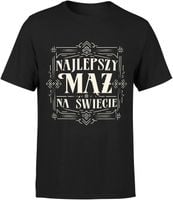 PREZENT DLA MĘŻA KOSZULKA NAJLEPSZY MĄŻ NA ŚWIECIE ROCZNICE ŚLUBU URODZINY