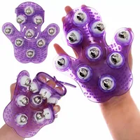 Masażer do ciała karku szyi rąk ręczny do masażu cellulitu - fioletowy