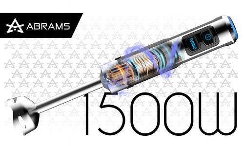 BLENDER RĘCZNY MIKSER WIELOFUNKCYJNY TRYB TURBO 1500 W OSTRZA TYTANOWE na Arena.pl