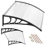 Daszek nad drzwi 150x80 cm zadaszenie osłona poliwęglan