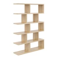 Regał ścienny, otwarty, biblioteczka, RALF, 70x18x10, sonoma | TYLETEGOTU