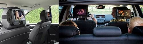 2 Monitory LCD 9 2xDVD Lenco DVP-928 USB SD DivX na Arena.pl