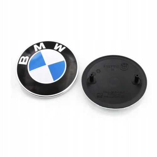 EMBLEMAT ZNACZEK LOGO BMW NA MASKĘ TYŁ PRZÓD 82MM E30E34E38E39E46E60E61X3X5 na Arena.pl