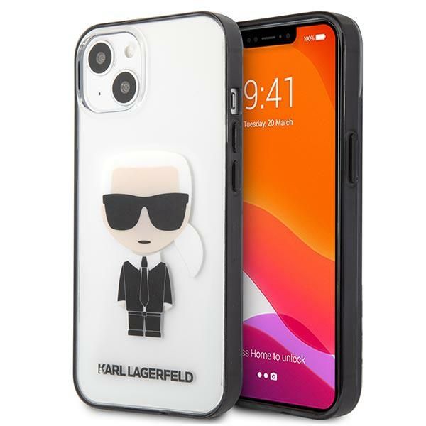 Etui Karl Lagerfeld do iPhone 13 mini, Przezroczysty zdjęcie 1