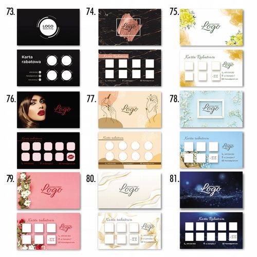 KREATOR Karty rabatowe karty stałego klienta120szt na Arena.pl