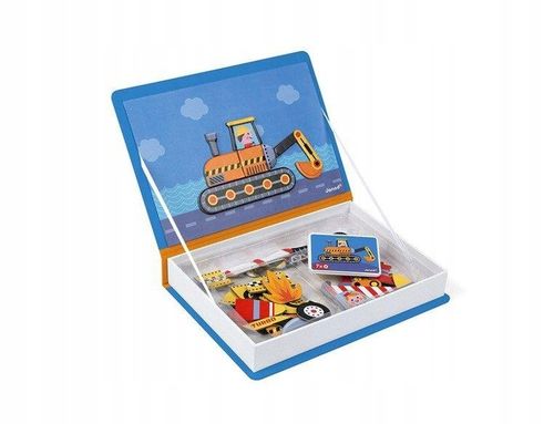 Magnetyczna układanka Pojazdy Magnetibook, Janod na Arena.pl
