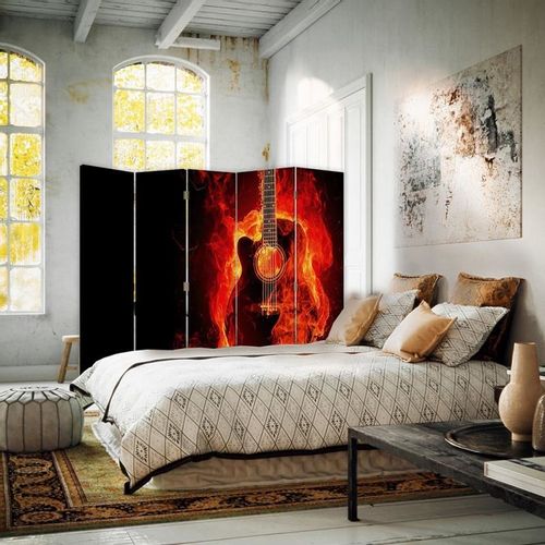 Parawan pokojowy, Płonąca gitara 180x170 na Arena.pl