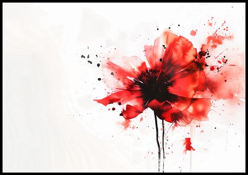 Plakat 100x70cm Płynna Akwarela na Arena.pl