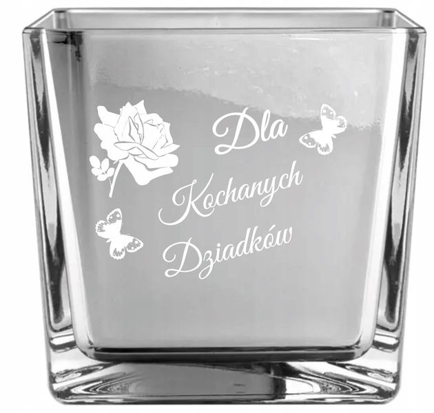 Wazon grawer DLA DZIADKÓW prezent PERSONALIZACJA zdjęcie 1