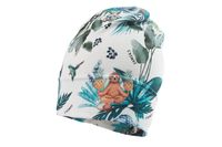 Jamiks ELIAS czapka beanie dla chłopca szmaragdowa dżungla 50-52