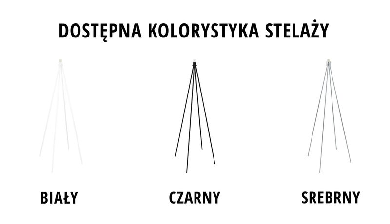 Lampa stojąca na 4 nogach do salonu w stylu industrialnym IBIZA zdjęcie 6