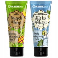 SUPERTAN PINEAPPLE & MANGO 1x POTRÓJNY BRONZER 150ml + Balsam After Tan
