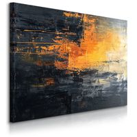 Obraz Na Płótnie Abstrakcja Imitacja Farby Styl Nowoczesny 70cm x 50cm