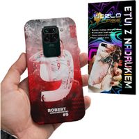 ETUI CASE DO XIAOMI NOTE 9 PRO - FC BARCELONA LEWANDOWSKI PIŁKARSKIE WZORY