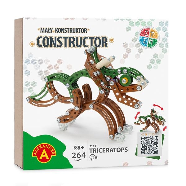 ND01_250175 Maly konstruktor Triceratops 31010 zdjęcie 1