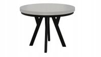 STÓŁ OKRĄGŁY ROZKŁADANY METAL LOFT SALON KUCHNIA POKÓJ 110cm+2x50cm