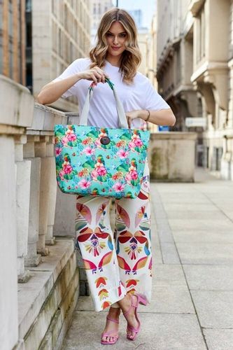 Torba Plażowa Duża Zapinana Na Zamek Torebka Shopper z Podszewką Piknik XXL na Arena.pl