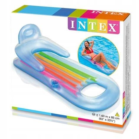 MATERAC DMUCHANY DO WODY PŁYWANIA INTEX 58802 JEDNOOSOBOWY NA PLAŻE PLAŻOWY na Arena.pl