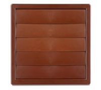 kratka wentylacyjna z żaluzją grawitac. 170*170,fi 120 brąz - rx 02-306