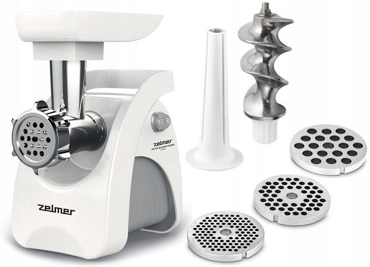 MASZYNKA DO MIELENIA MIĘSA Z BIEGIEM WSTECZNYM ZELMER 2200W 3 KG/MIN zdjęcie 12