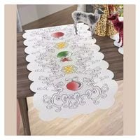 Bieżnik Bombki 50x100 cm 🔲 DomoweTekstylia | WNB077 100 | Boże Narodzenie