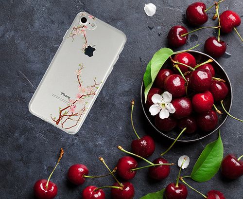 Telone Floral Etui Silikon iPhone 11 Pro Max Cherry na Arena.pl