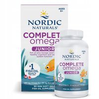 Nordic Naturals Complete Omega Junior 90 softgels EPA DHA dla dzieci